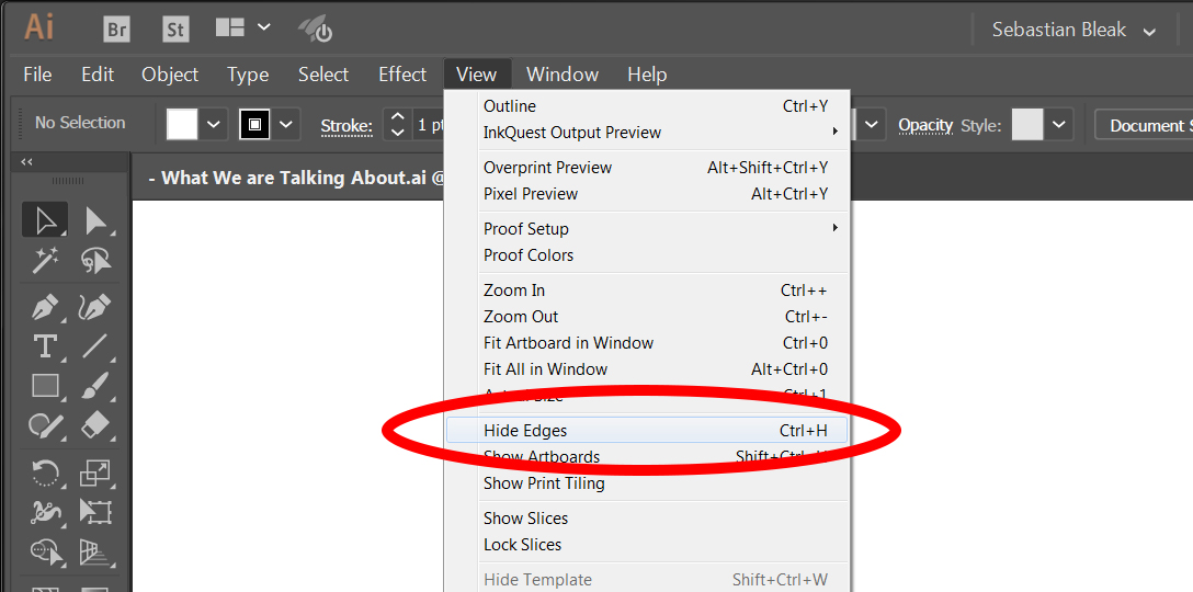 How To See Anchor Points In Illustrator